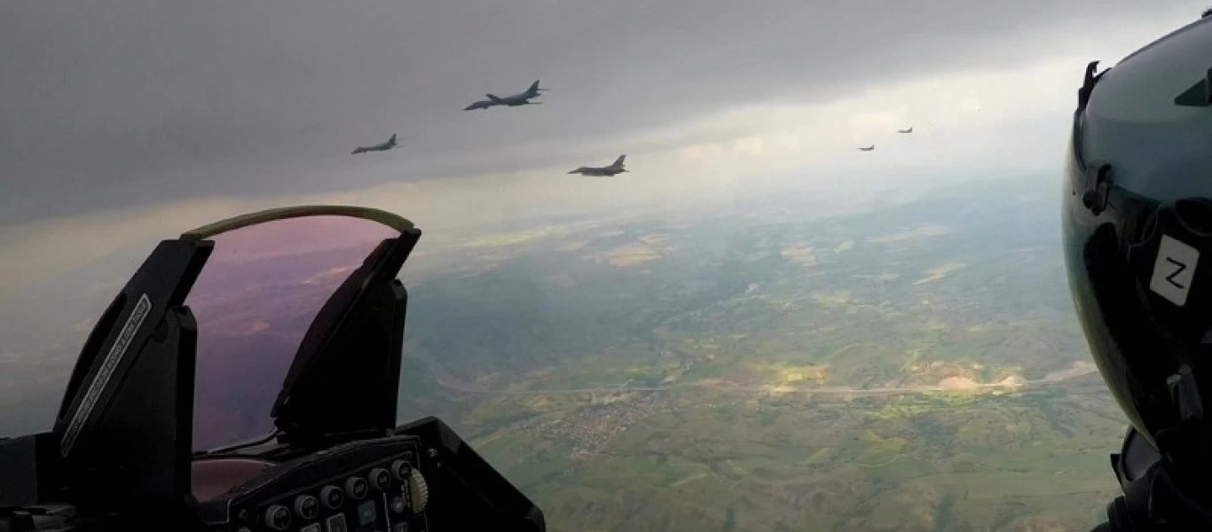 Ταπείνωση: Ελληνικά μαχητικά F-16 υποδέχθηκαν την «Βόρεια Μακεδονία» και τους «Μακεδόνες» στο ΝΑΤΟ! (upd)